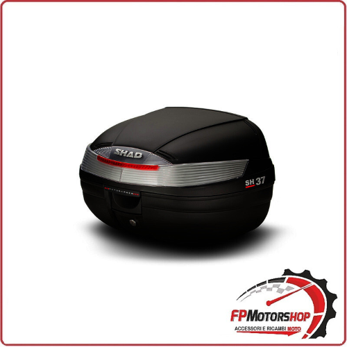 BAULETTO PER MOTO SCOOTER SHAD SH37 D0B37100 SH 37 LITRI COMPRENSIVO DI PIASTRA