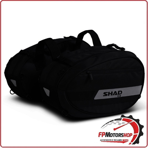 COPPIA BORSE LATERALI PORTAPACCHI PER MOTO SHAD MORBIDE SL58 X0SL58 23 29 litri