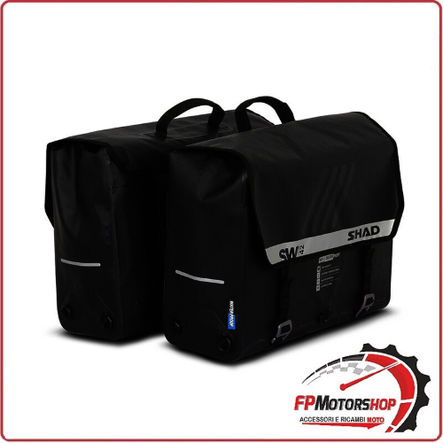 COPPIA BORSE LATERALI PORTAPACCHI PER MOTO SHAD MORBIDE SW42 X0SW42 SW