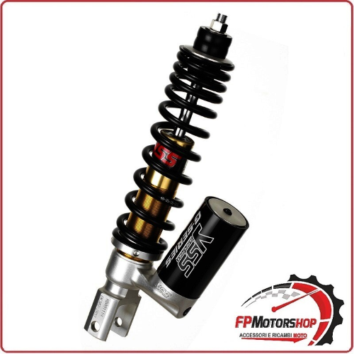 MONO AMMORTIZZATORE YSS A GAS PER SCOOTER CON SERBATOIO PERNO 10mm PIAGGIO VESPA