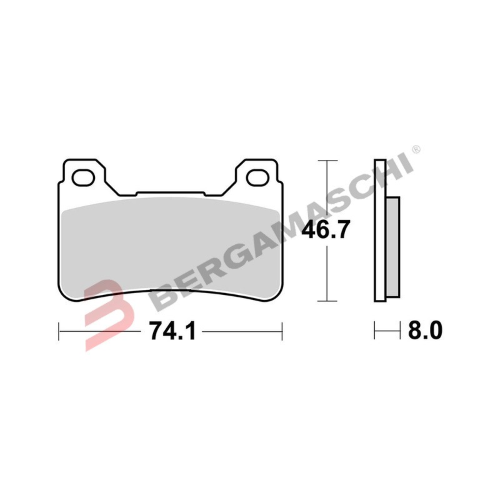 PASTIGLIE FRENO BREMBO LA 07HO50LA MESCOLA SINTERIZZATA PER HONDA CBR 1000 RR