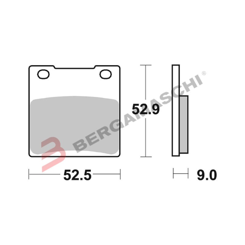 PASTIGLIE FRENO BREMBO 07KS05SP ROSSA SINTERIZZATA PER SUZUKI GSX-F 600