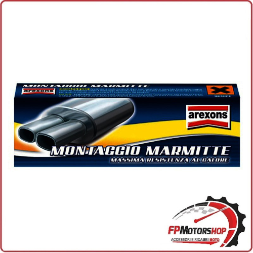 PASTA TERMICA SIGILLANTE AREXONS PER MONTAGGIO SCARICHI MARMITTE AUTO MOTO 80ml