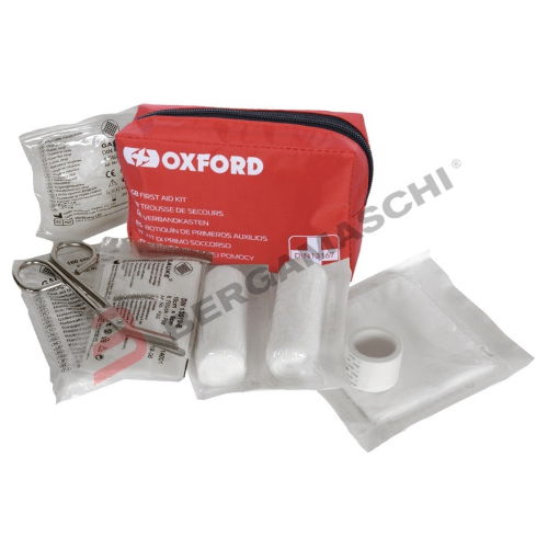 KIT BORSA PRONTO SOCCORSO OMOLOGATO DIN 13167 OXFORD OX741 PER VIAGGIO MOTO