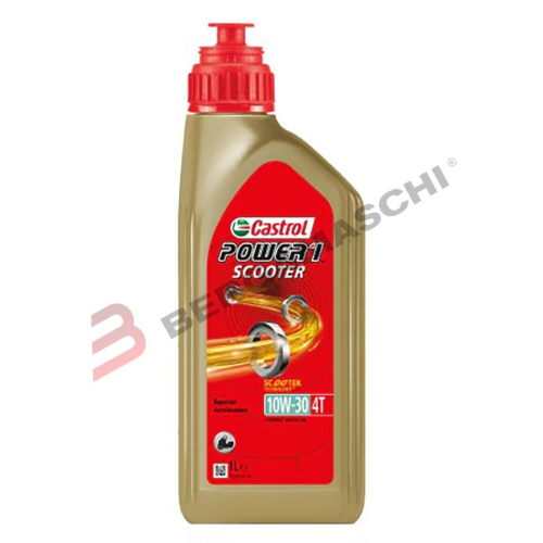 LUBRIFICANTE OLIO MOTORE POWER 1 SCOOTER 4T 10W-30 1 LITRO H SD CASTROL 15F543