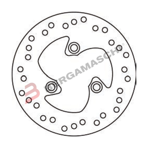 DISCO FRENO PER MBK BOOSTER NG 50 ANTERIORE YAMAHA AEROX GRIMECA DR106 FISSO