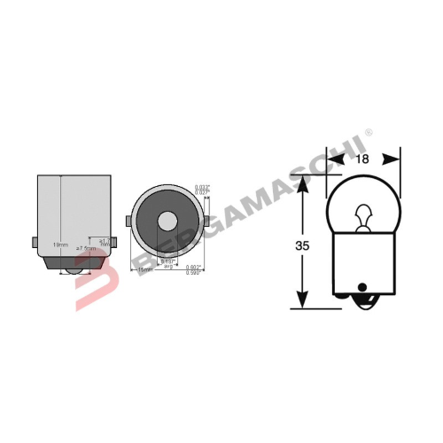 SCATOLA 10PZ LAMPADE LAMPADINE 6V 5W BA15S R5W PER POSIZIONE MOTO SCOOTER VESPA