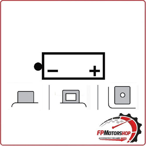 BATTERIA PER MOTO OKYAMI 12N14-3A 12V 14AH 134X89X166MM CCA128