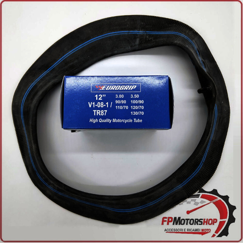 CAMERA D'ARIA GOMMA CERCHIO PER MOTO MOTO RAGGIO 12 90/90-12