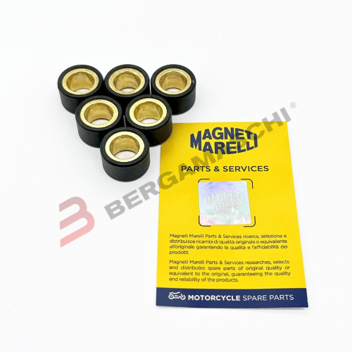 KIT 6 RULLI MASSETTE VARIATORE PER SCOOTER 20x12 8G YAMAHA X-MAX 125 2021>