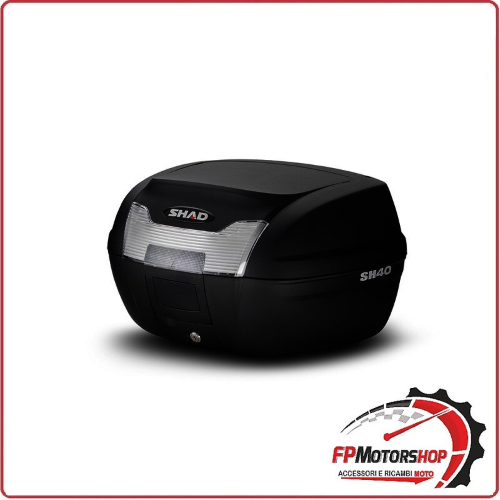 BAULETTO PER MOTO SCOOTER SHAD SH40 D0B40100 SH 40 LITRI COMPRENSIVO DI PIASTRA