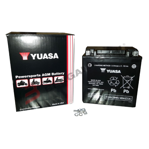 BATTERIA AGM GEL PER MOTO 12V 30 Ah YUASA YIX30L HARLEY DAVIDSON FLHT/FLHTC