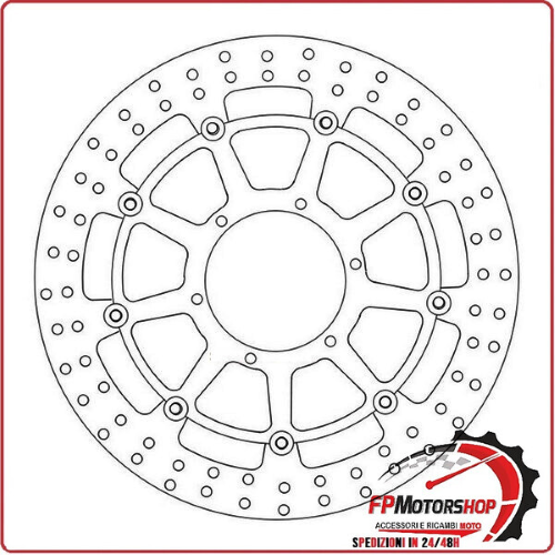 DISCO FRENO MOTO PER HONDA CBR600F 04>06 CBR 600F SPORT HORNET 900 FERODO