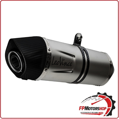 TERMINALE DI SCARICO INOX PER HONDA INTEGRA 750 16-20 LEOVINCE 14189E OMOLOGATO