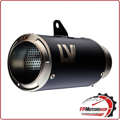 TERMINALE DI SCARICO NERO PER MOTO KAWASAKI ZX-10R/RR 16-20 LEOVINCE 15406BU