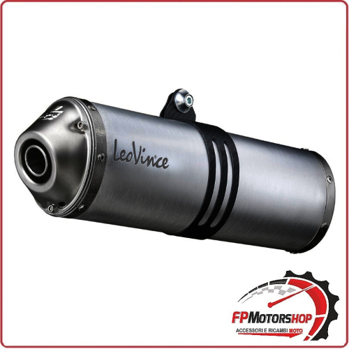 COPPIA TERMINALI DI SCARICO PER YAMAHA XT 660 R/X 04-16 LEOVINCE 3968E OMOLOGATO