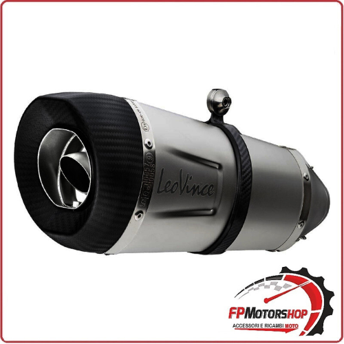 TERMINALE SCARICO COMPLETO INOX PER YAMAHA YZF-R6 06-21 LEOVINCE 8483SNU