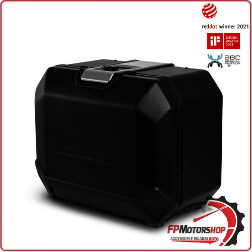 BORSA LATERALE PORTAPACCHI PER MOTO SHAD TR47 NERA SX - LINEA TERRA D0TR47100LB